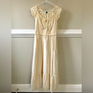 Old navy cream dress maxi